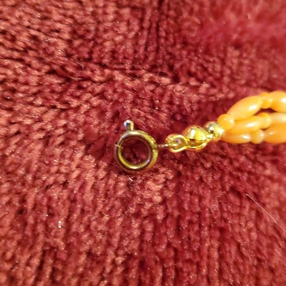 Vintage Natural Angel Skin Peach Coral Beads Necklace & Bracelet 6‎ & 3 Strand - Picture 9 of 12